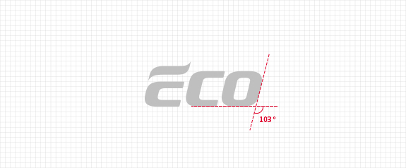 eco 로고 사이즈간격