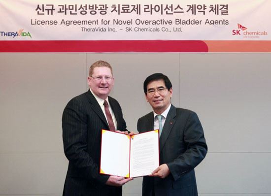 SK케미칼 신규 과민성 방광 치료제 라이선스 계약 체결