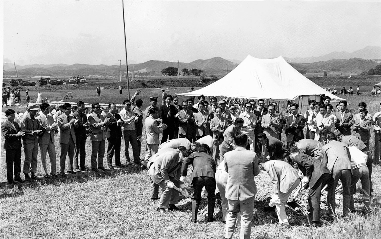 19730520_선경합섬 울산 폴리에스터 원면공장 개토식