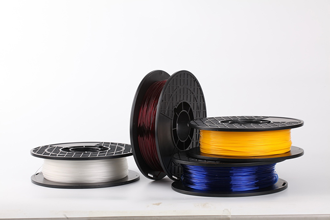 3D printer filament made from SKYPLETE.